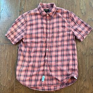 CPO Provisions x Urban Outfitters mens plaid short sleeve button up sz small